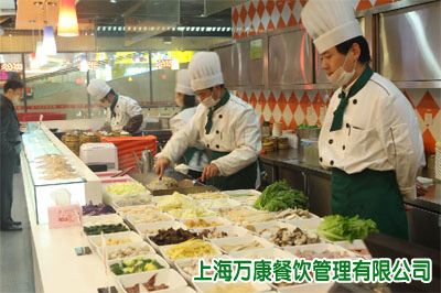 食堂承包運作(zuò)現(xiàn)場(chǎng)