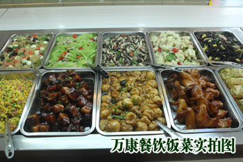 食堂承包飯菜實拍(pāi)圖